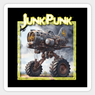 JunkPunk - Biped Plane - WelshDesigns Magnet